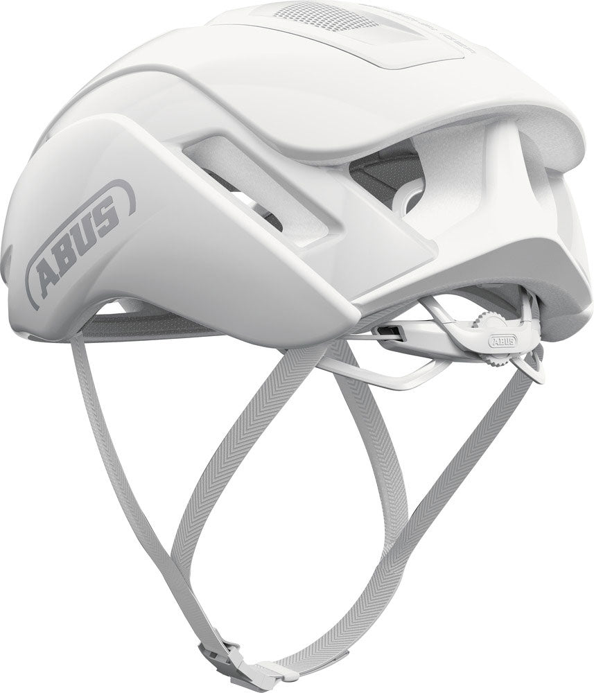 ABUS GameChanger 2.0 Yol Bisikleti Kaskı Pure White Large 57-61Cm