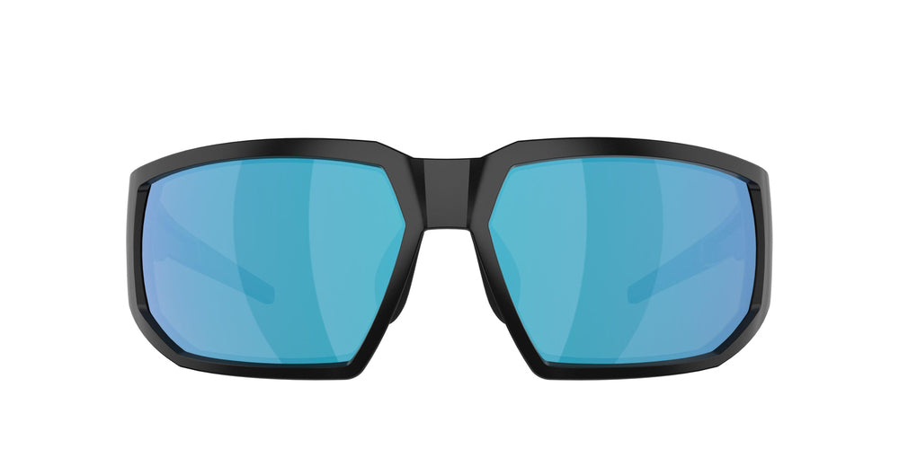 BLIZ Arrow Sunglasses Matt Black Frame Brown With Blue Multi Lens ZB70140363