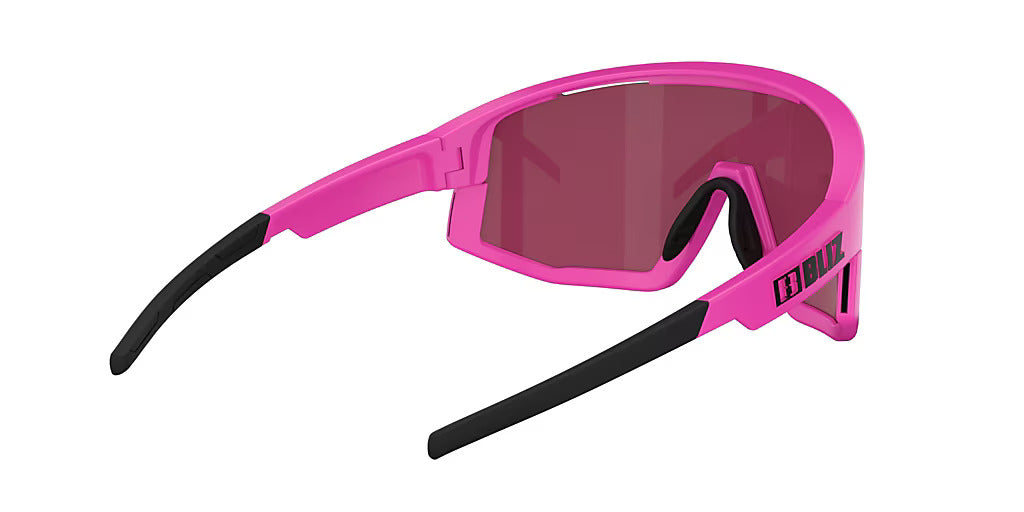 BLIZ Fusion Sunglasses Nano Optics Nordic Light Matt Neon Rose Rose With Violet Blue Mirror ZB70050533