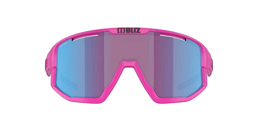BLIZ Fusion Sunglasses Nano Optics Nordic Light Matt Neon Rose Rose With Violet Blue Mirror ZB70050533