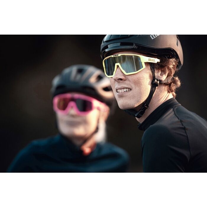 BLIZ Vision Optical Adapter Compatible Photochromic Sunglasses Matt Black Brown Blue Mirror ZB70010137