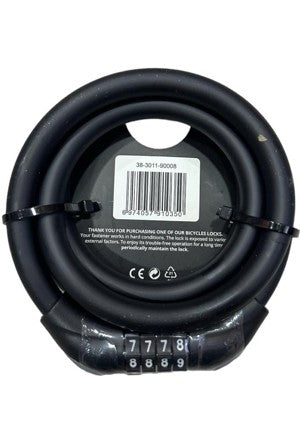 Briviga M602 Password Bike Lock 12x1200mm