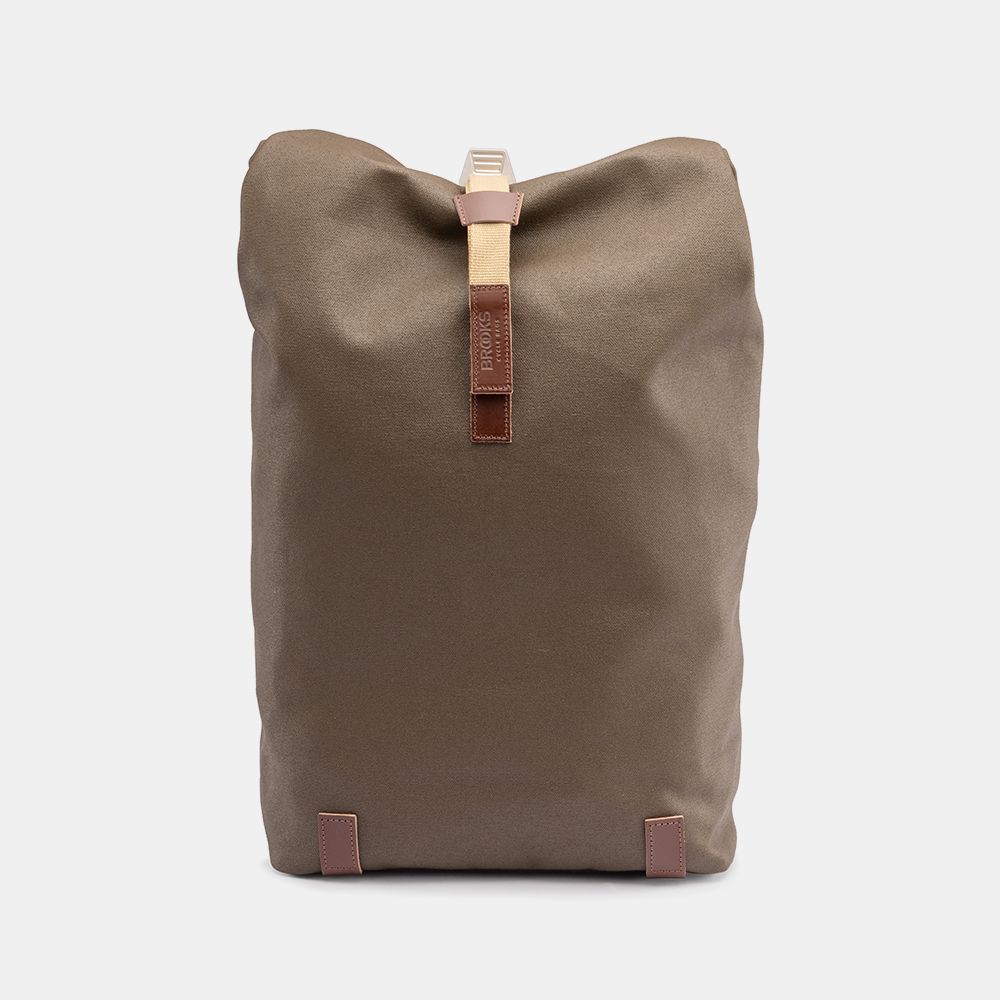 Brooks Pickwick Cotton Canvas Sırt Çantası Moss Kahverengi 26LT