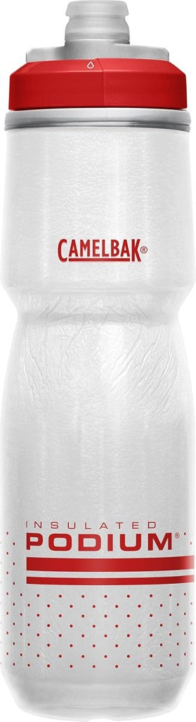 Camelbak Podium Chill Matara 710ml 24oz Fiery Red White H24149