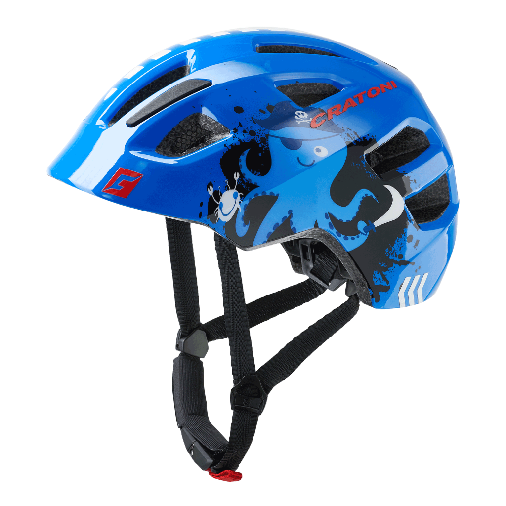 Cratoni MAXSTER Çocuk Kaskı Pirate Blue Glossy S-M 51-56cm 111806F2