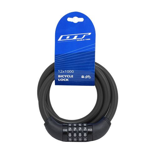 DT 12X1000 Şifreli Bisiklet Kilidi Farklı Renklerde KLT-224 KLT-225 KLT-226 KLT-227