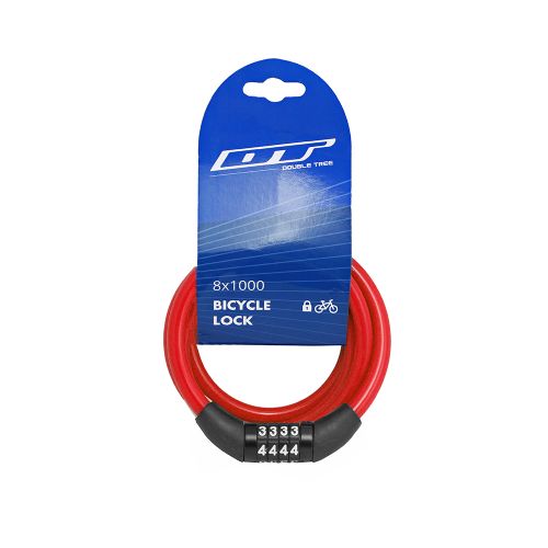 DT 8X1000 Şifreli Bisiklet Kilidi Farklı Renklerde KLT-228 KLT-229 KLT-230 KLT-231