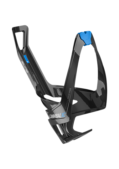 Elite Cannibal Xc Bisiklet Matara Kafesi Parlak Siyah Mavi