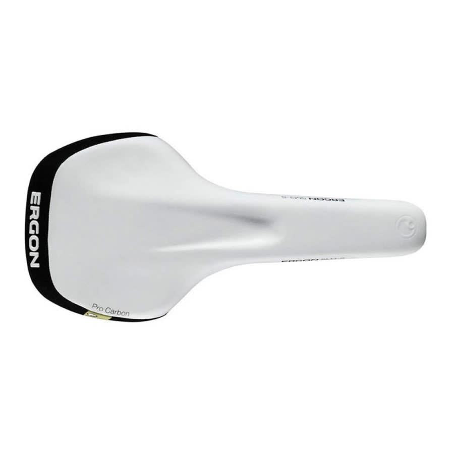 Ergon Pro Carbon Monolink Bicycle Saddle White