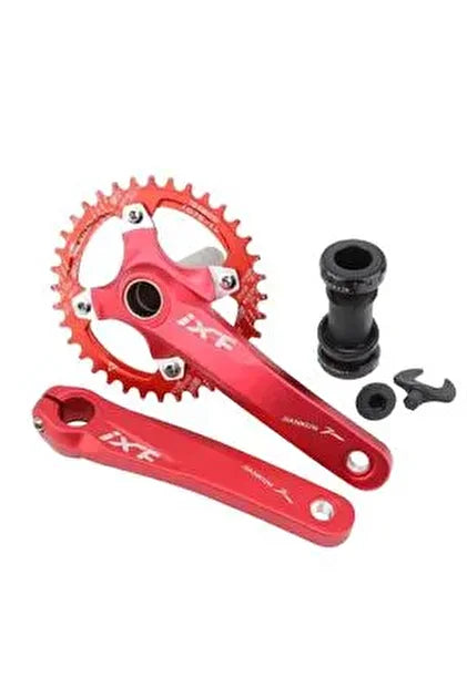 Evo Pioneer Tek Yaprak Aynakol 170MM Hollowtech Göbek Farklı Renklerde