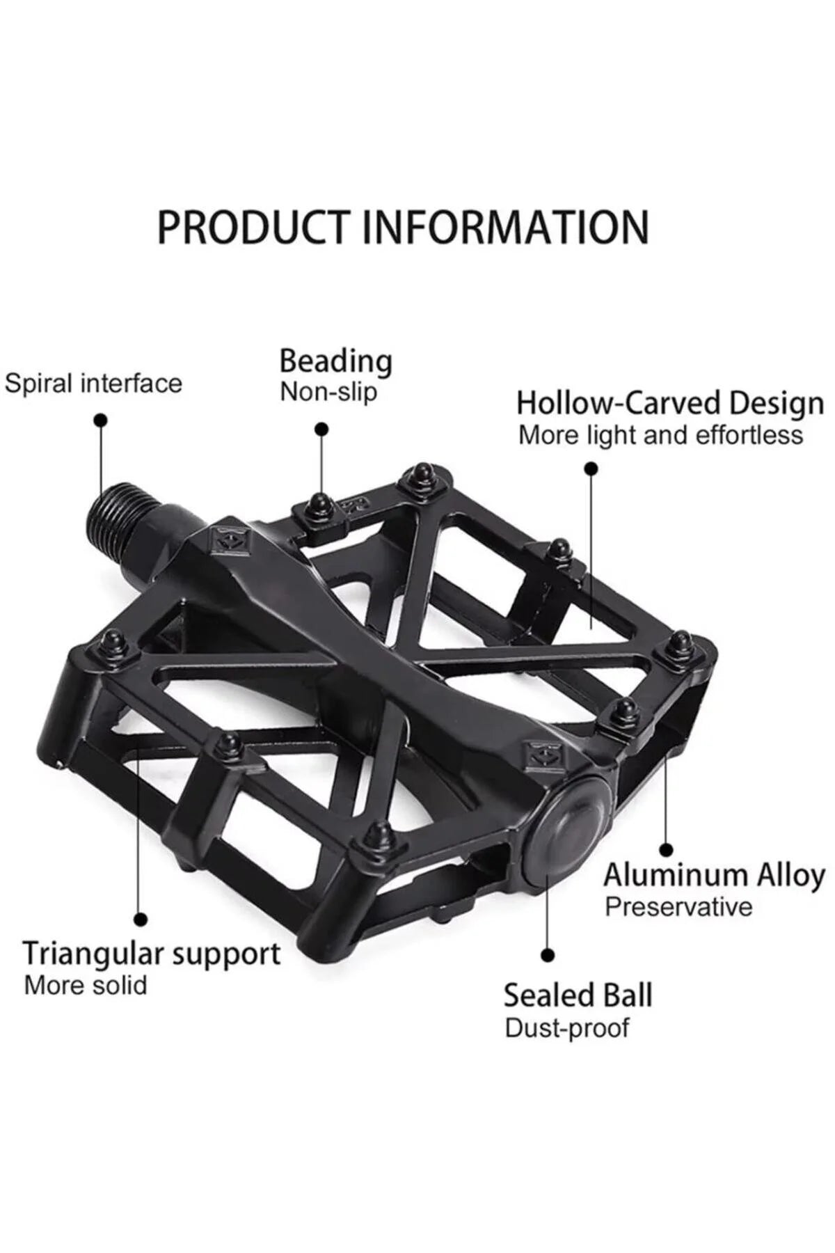 Forte Gt Alüminyum Bisiklet Pedalı Farklı Renklerde XBYC-1815