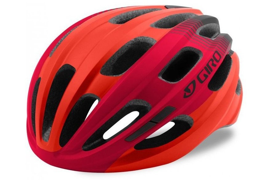 Giro Isode Road Bike Helmet 54-61 Cm Matte Red Black