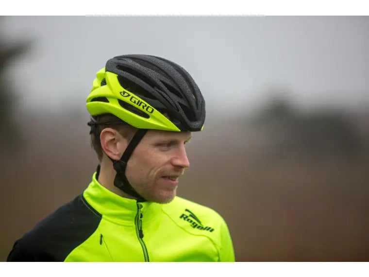 Велосипедный шлем Giro Syntax, черный, желтый, большой, 59-63 см