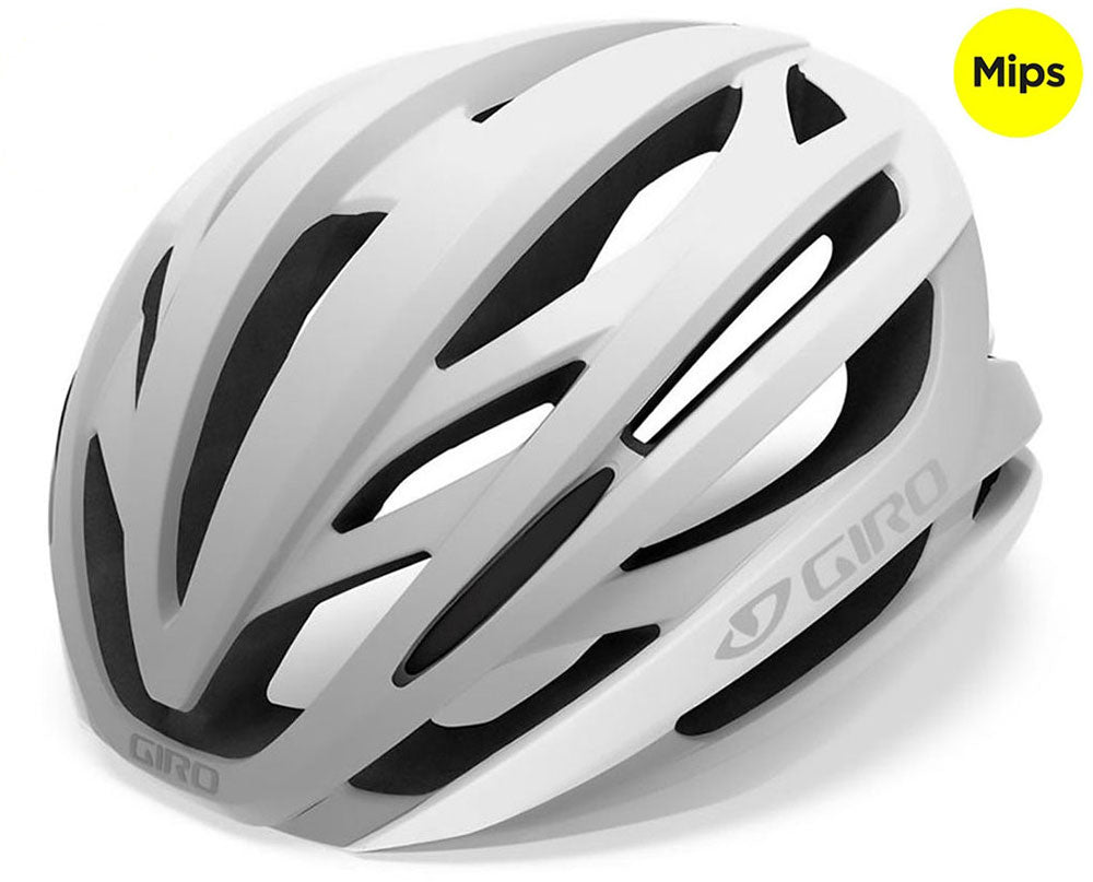 Велосипедный шлем Giro Syntax Mips матовый белый маленький 51-55 см