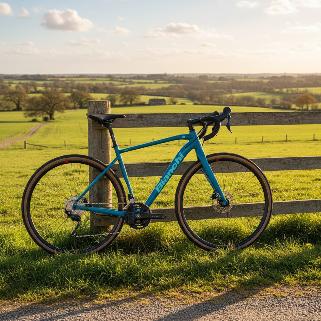 Bianchi GR0014 ahşap çit yanında