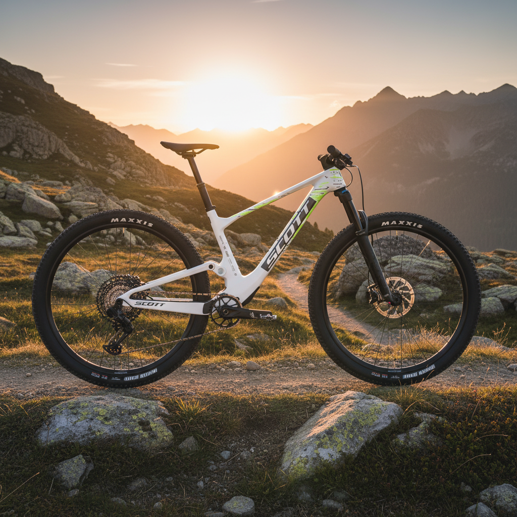 Scott Spark RC Comp Karbon Dağ Bisikleti - Dağ Manzarası