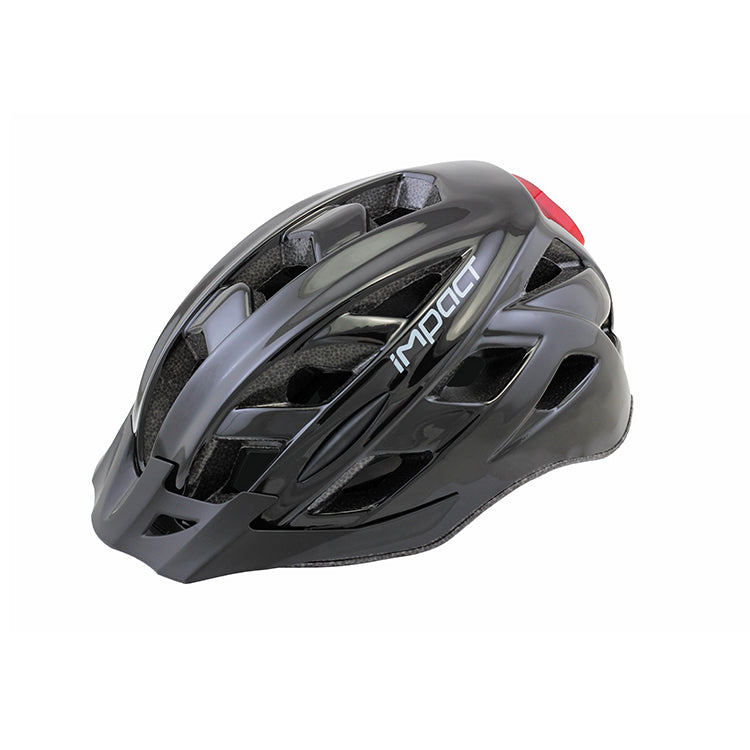 Impact Commur Işıklı Bisiklet Kaskı Siyah Large KSK-226