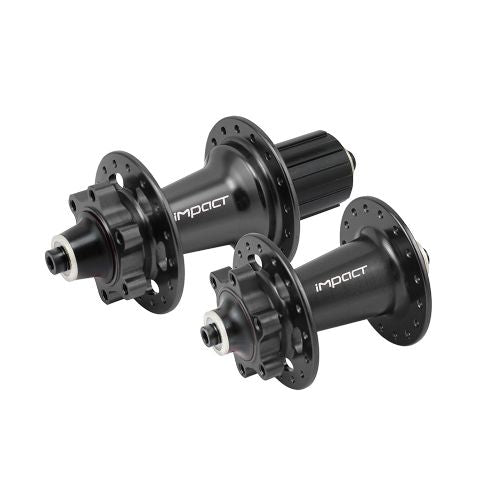 Impact MH920 Bearing Front Rear Hub Set 6 Screws Black QR and Insert Shaft Compatible HZN-805