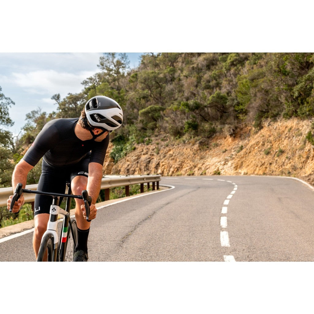 Kask Elemento Profesyonel Karbon Yol Bisikleti Kaskı Gri Medium