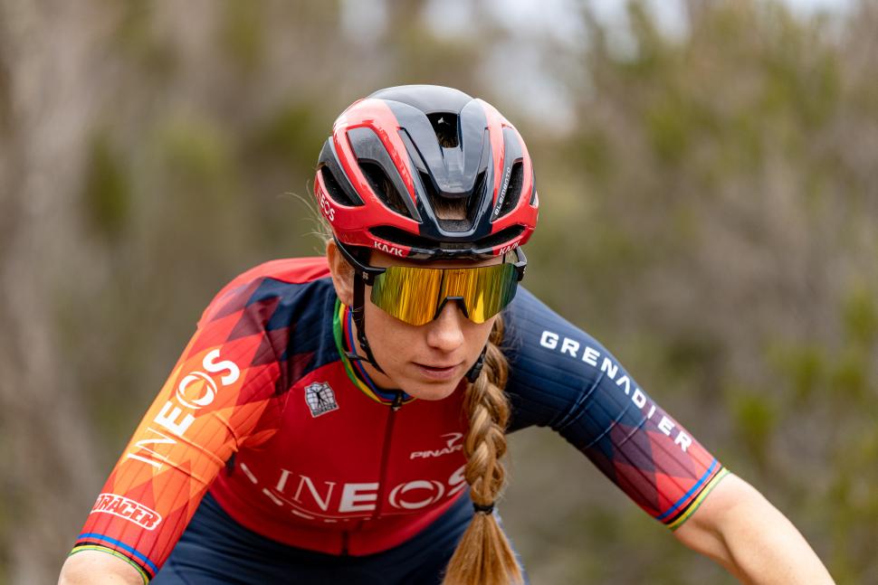 Kask Elemento Yol Bisikleti Kaskı Kırmızı Medium