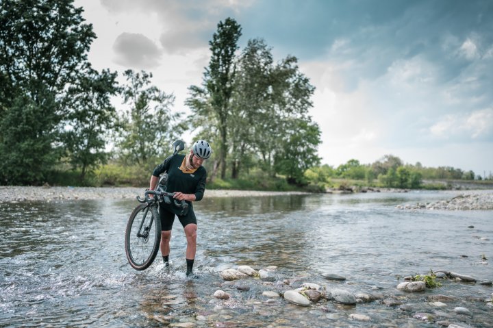 Kask Sintesi Yol Bisikleti Kaskı Gri Large