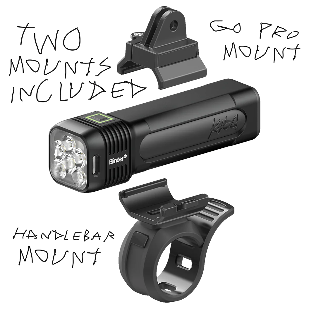Knog Blinder 1400 Usb Şarjlı Ön Far Aydınlatma Seti 13459 FAR-244 - Görsel 7
