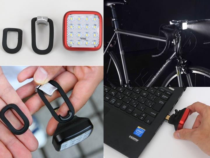 Knog Blinder Mob Kid Grid Usb Şarjlı Ön Aydınlatma Kırmızı