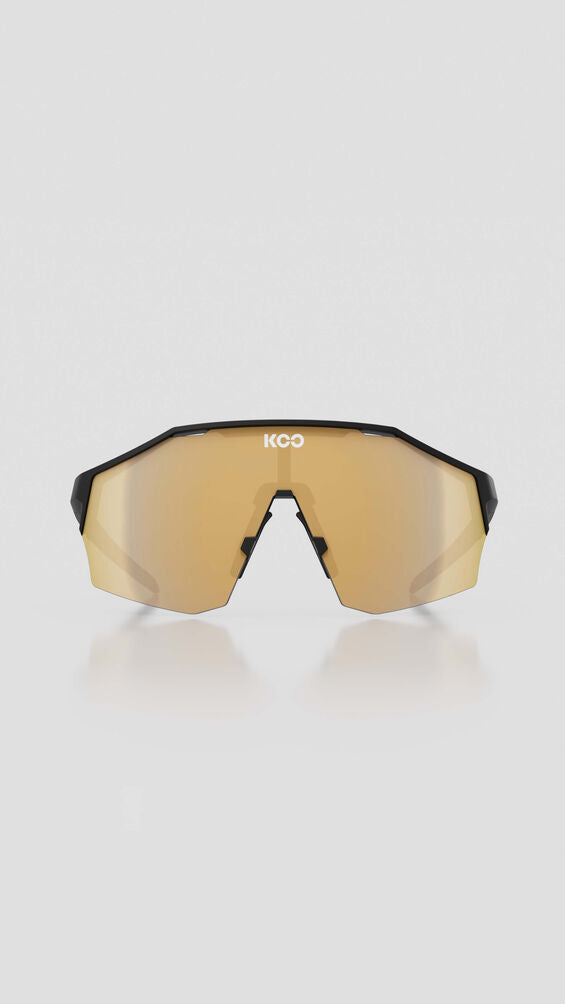 Koo Alibi Sunglasses Black Matt Gold Mirror OEY00009970