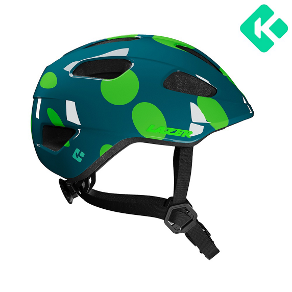 Lazer Nutz 2.0 Kineticore Çocuk Bisiklet Kaskı Green Dots Turnfit BLC2547893352