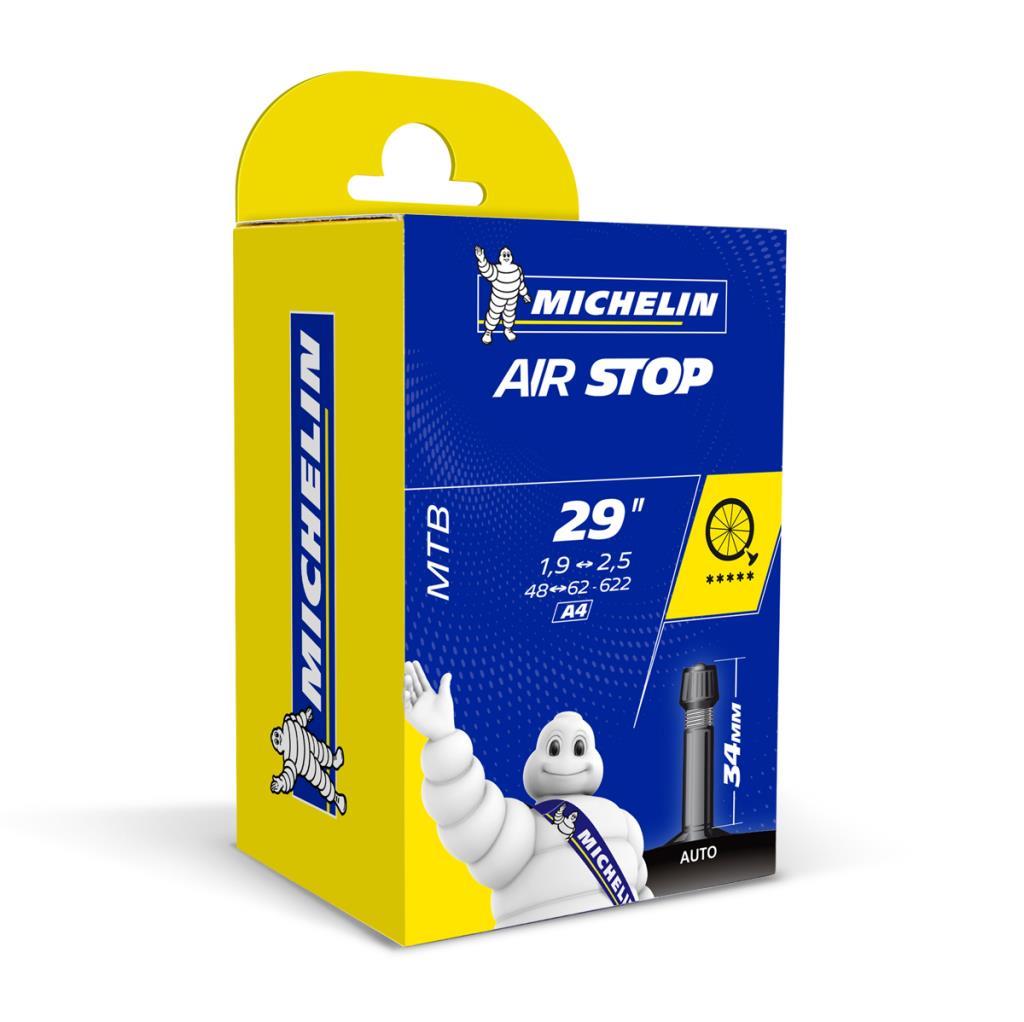Внутренняя трубка Michelin Air Stop, клапан толщиной 29x1,90-2,50