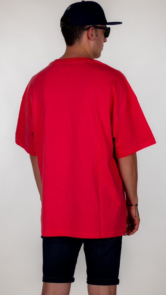 Nar Çiçeği Pyke Oversize Tişört