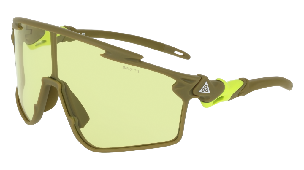 Nike ACG Vista Vert E Güneş Gözlüğü IQ9349X-368 Low Light Volt Matte Olive Flak Faible Tension De Lumiere