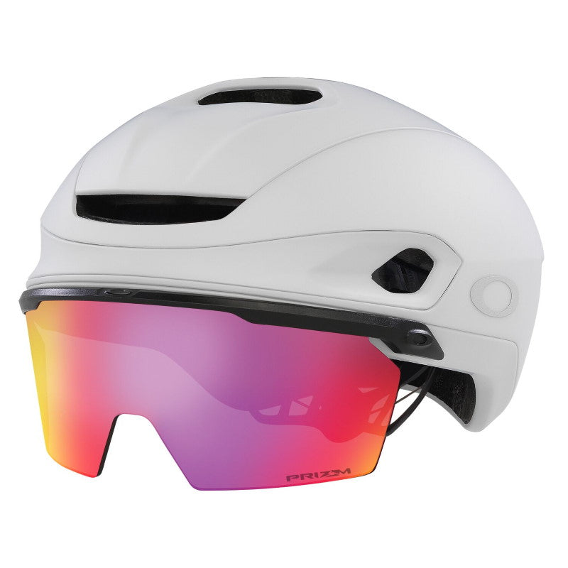 Oakley ARO7 Road Mips Boa Ionic+ Gözlüklü Yol Bisikleti Kaskı Matte White Prizm Road FOS901512 9XL Small 52-56cm
