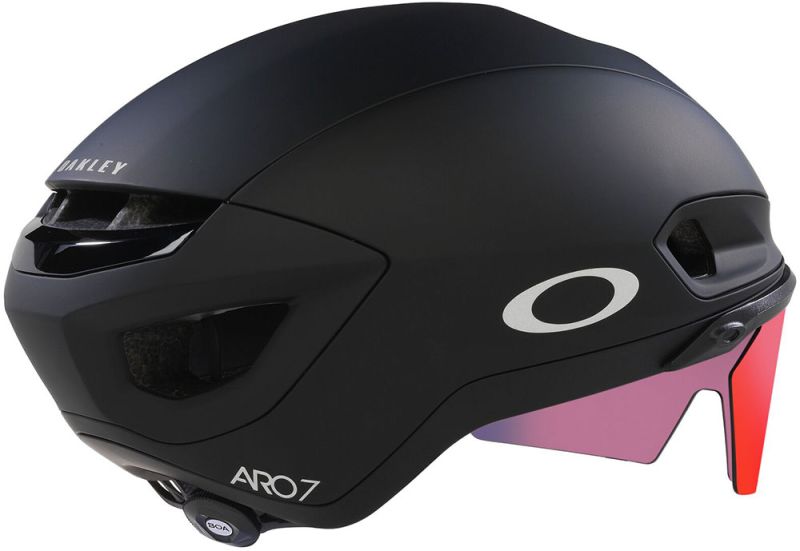 Oakley ARO7 Road Mips BOA Ionic+ Gözlüklü Yol Bisikleti Kaskı Prizm Iridium 2025 Model FOS901512 9XI Matte Black Prizm Road Medium