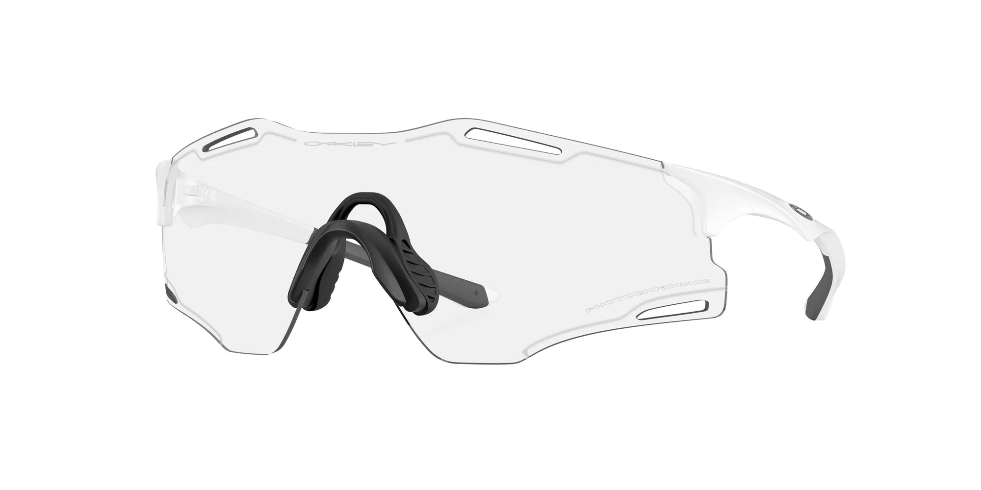 Oakley CYBR ZERO Photochromic Güneş Gözlüğü 9512D 951201 Matte White Clear Photochromic 50% Black