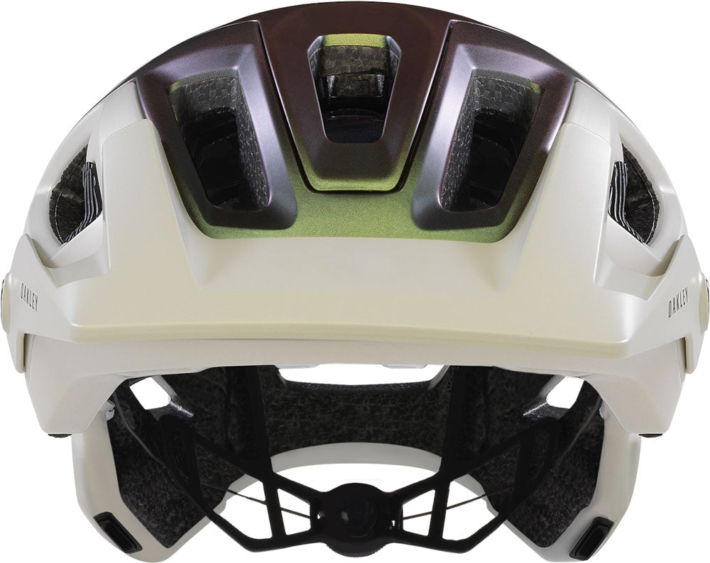 Oakley DRT5 Maven Mips BOA Ionic+ FOS901303 27V Satin Mist Silver Green Colorshift Large