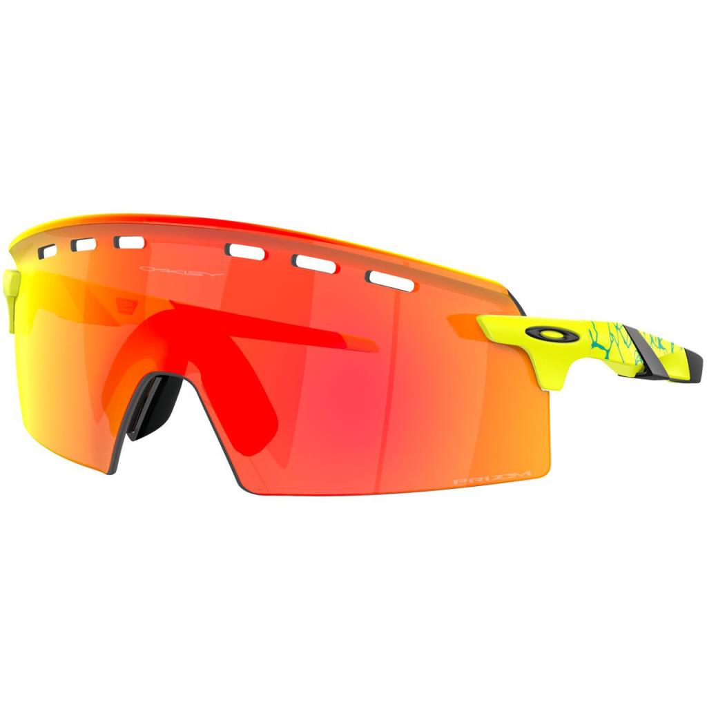 Oakley Encoder Strike Vented Güneş Gözlüğü 923519 Matte Tennis Ball Yellow Prizm Ruby