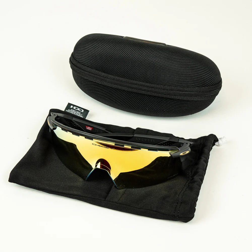 Oakley Encoder Strike Vented Sunglasses Matte Carbon Prizm 24K