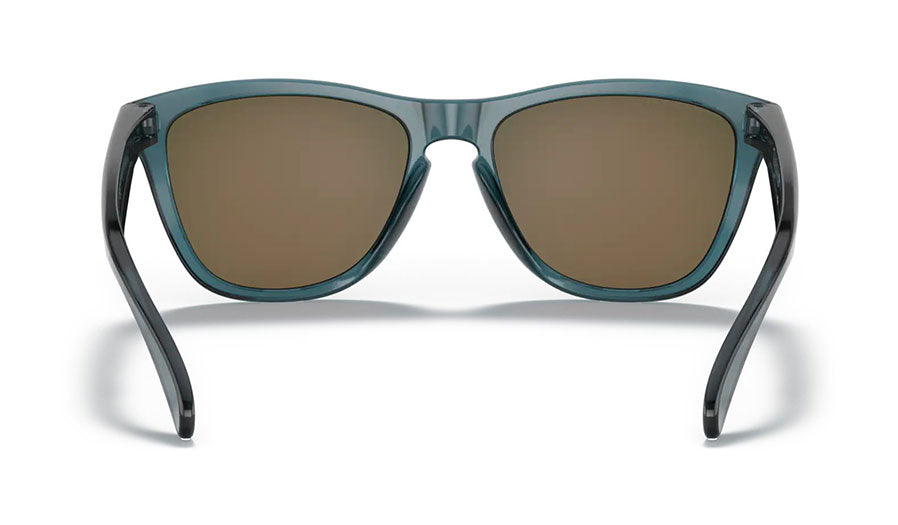 Солнцезащитные очки Oakley FrogSkins Поляризованные кристально-черные призменные сапфировые иридиевые поляризованные