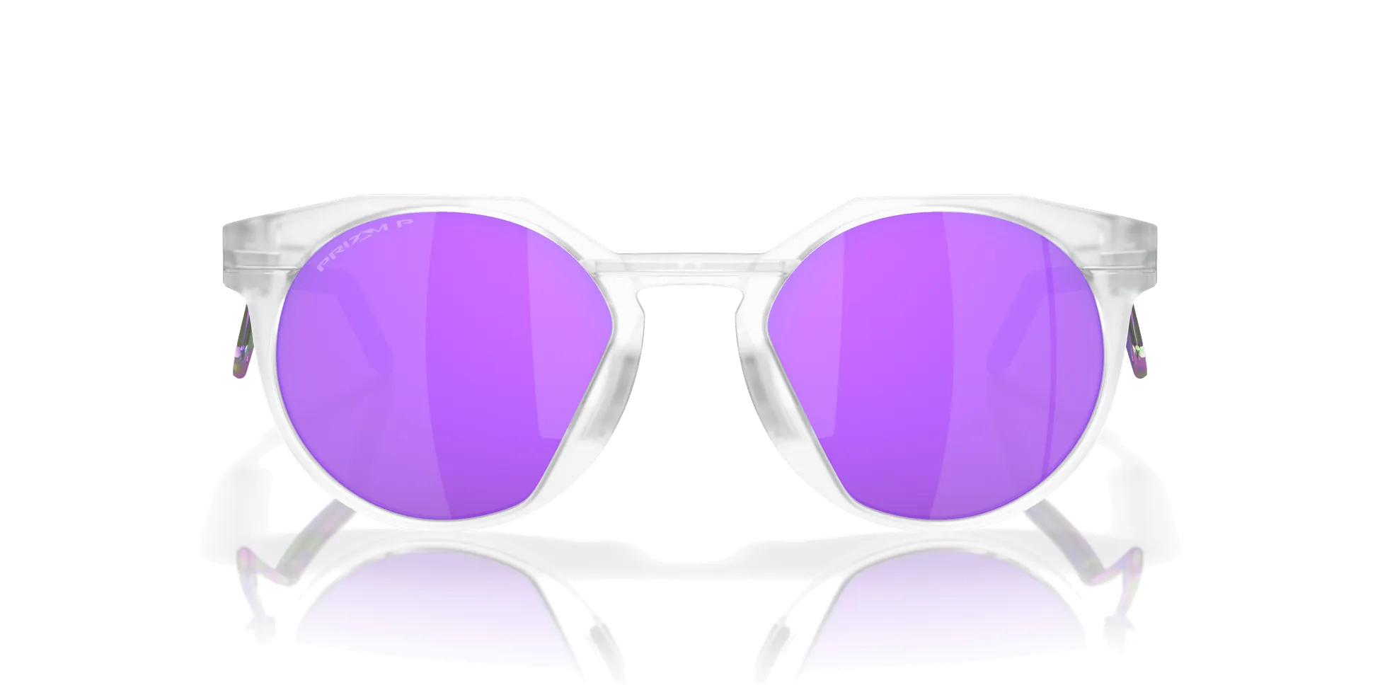 Солнцезащитные очки Oakley HSTN Metal 927902, матовые, прозрачные, призматические, фиолетовые