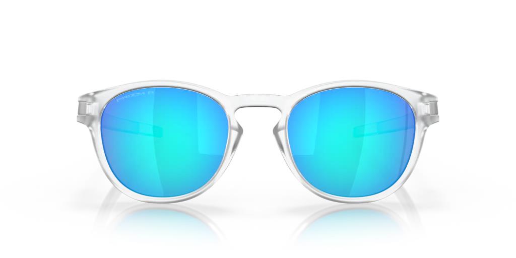 Oakley Latch Güneş Gözlüğü Matte Clear Prizm Sapphire Polarized