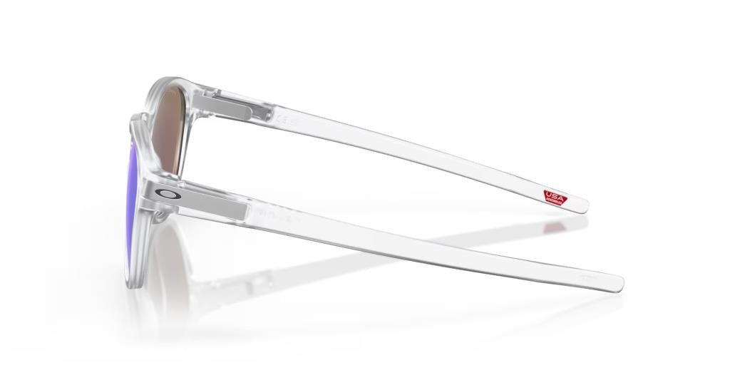 Oakley Latch Güneş Gözlüğü Matte Clear Prizm Sapphire Polarized