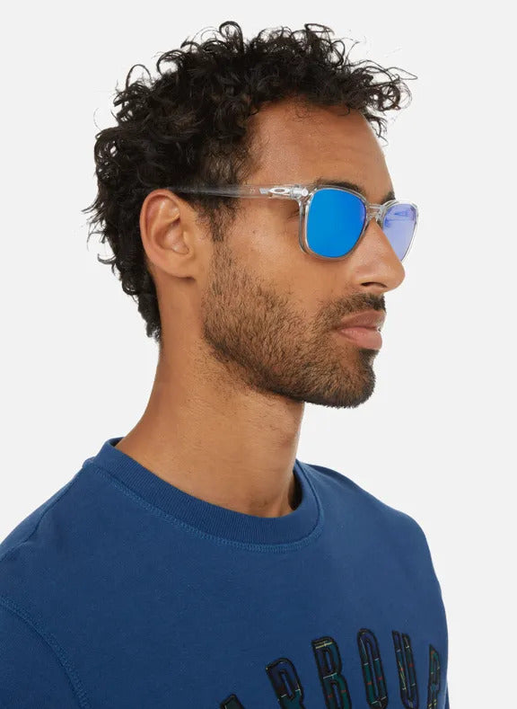 Солнцезащитные очки Oakley с проектором, матовые, прозрачные, с сапфировым стеклом Prizm