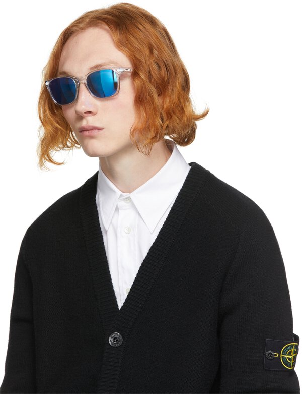 Oakley Ojector Güneş Gözlüğü Polished Clear Prizm Sapphire