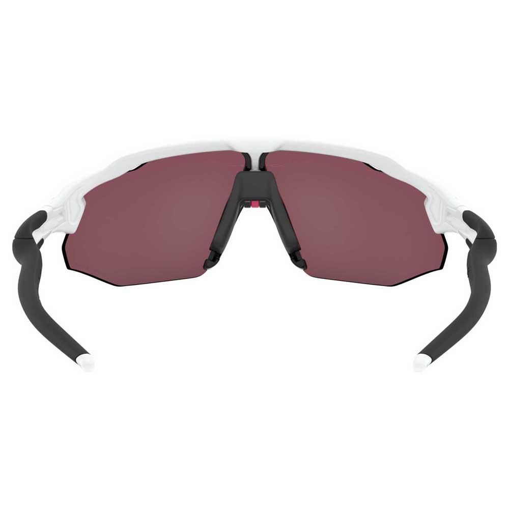 Oakley Radar EV Advancer Cycling Sunglasses Polished White Prizm Road Black