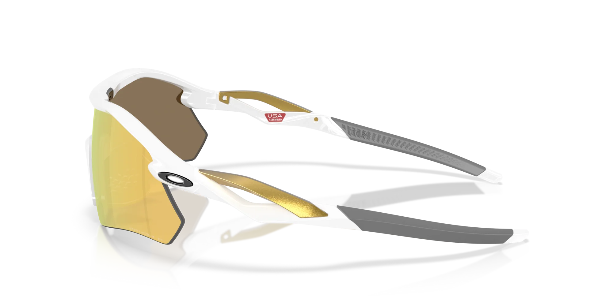 Oakley Radar Plate Polarize Güneş Gözlüğü 9495D 949505 Polished White Prizm 24K Polarized