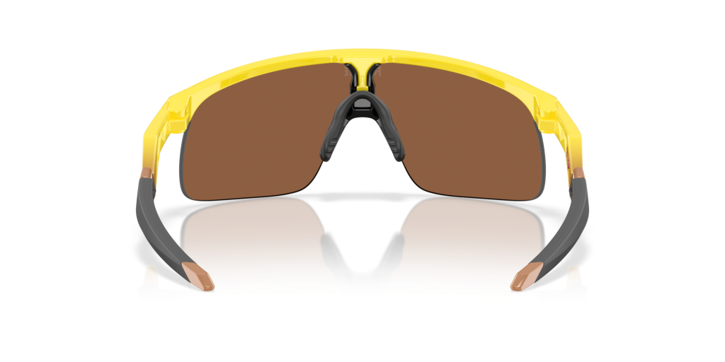 Lunettes de soleil jeunesse Oakley Resistor Fortnite édition spéciale J901028 Yellow Prizm Tungsten