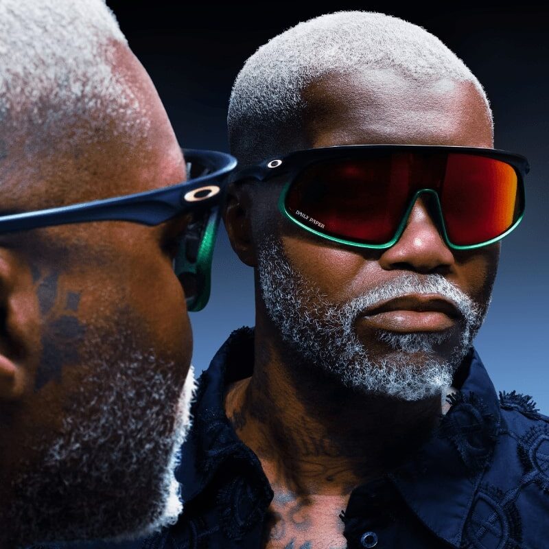 Солнцезащитные очки Oakley RSLV с фотохромной линзой 9484D, матовые, прозрачные, с эффектом каменной стирки, фотохромные, 948407