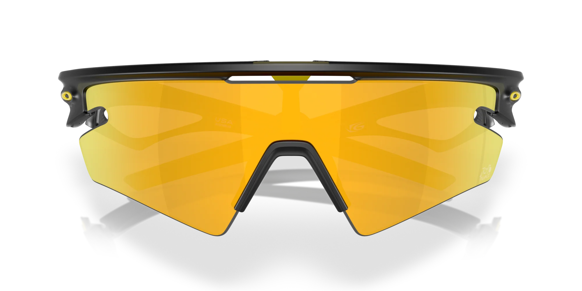 Oakley Sphaera Slash Tour De France Özel Seri Polarize Güneş Gözlüğü 949908 TDF Matte Black Ink Prizm 24K Polarized