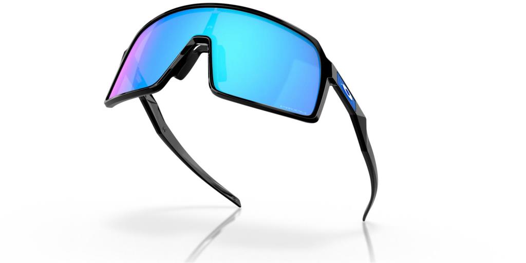 Oakley Sutro Cycling Sunglasses Polished Black Prizm Sapphire
